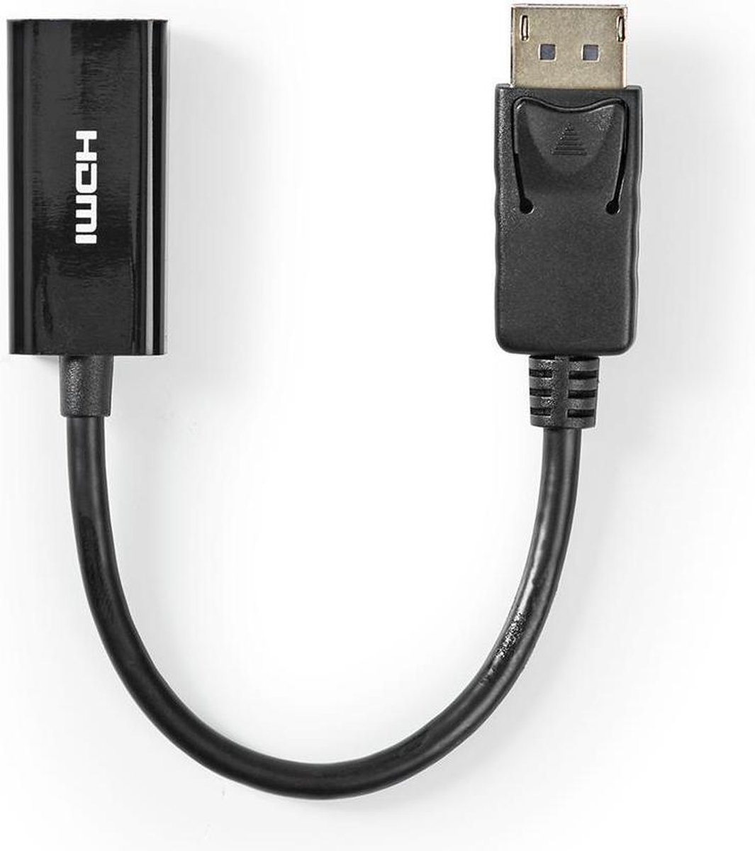 DisplayPort - HDMI™ Adapterkabel | DisplayPort Male | HDMI™-Uitgang | 0,2 m | Zwart